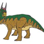 Achelousaurus left view