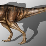 Albertosaurus left view scaled