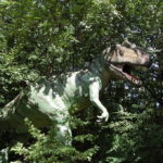 Allosaurus in the forest