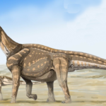 Camarasaurus mother and baby