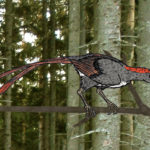 Confuciusornis ready to fly
