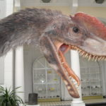 Dilophosaurus head