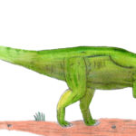 Dryosaurus walking