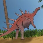 Kentrosaurus eating