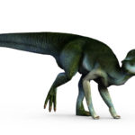 Lambeosaurus running
