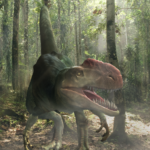 Monolophosaurus sharp teeth
