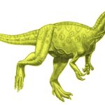 Monolophosaurus walking