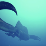 Spinosaurus swimming