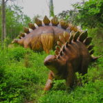 Stegosaurus in the forest