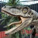 Velociraptor open mouth