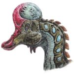 corythosaurus head